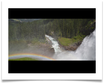 Over the Rainbow, Krimml Waterfall, Saltzburg, Austria - June Bann